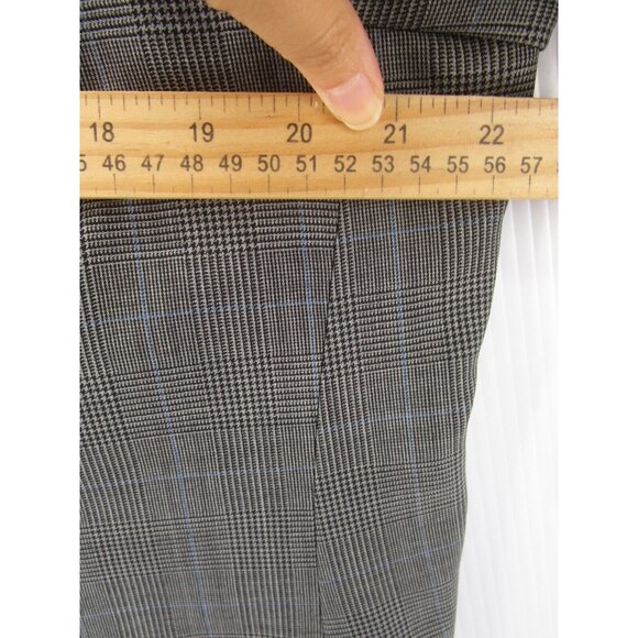 VINTAGE Burberrys Of London Sport Coat 42 Blazer Windowpane Plaid Wool* - Picture 5 of 15